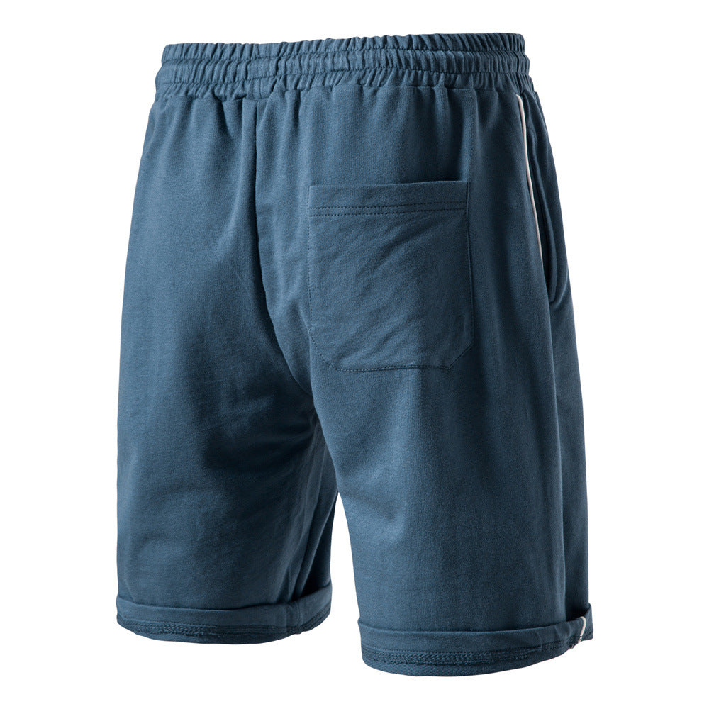 Casual Cotton Summer Elastic Waist Men's Shorts