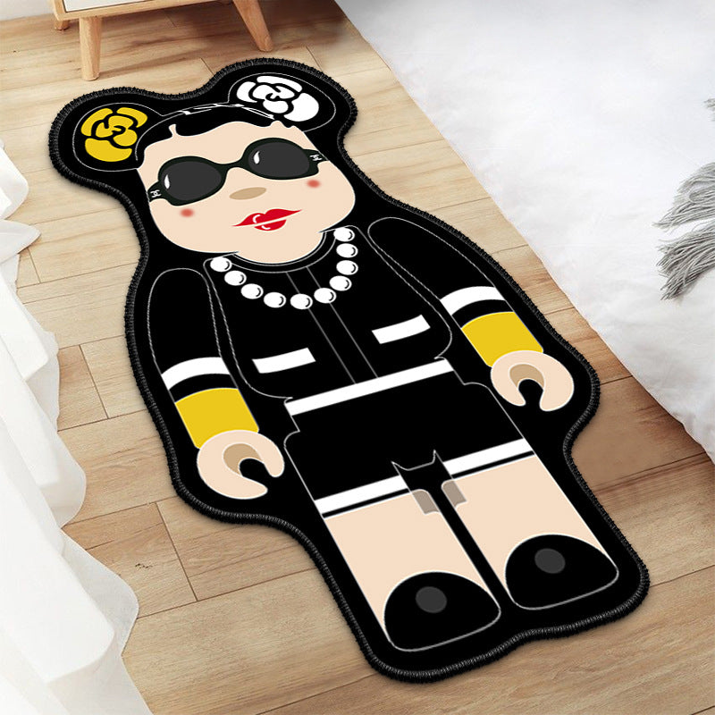 Creative Gloomy Bear Design Living Room Mats