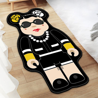 Creative Gloomy Bear Design Living Room Mats