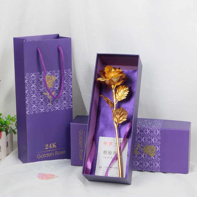Gold Rose for Valentine's Day Gifts