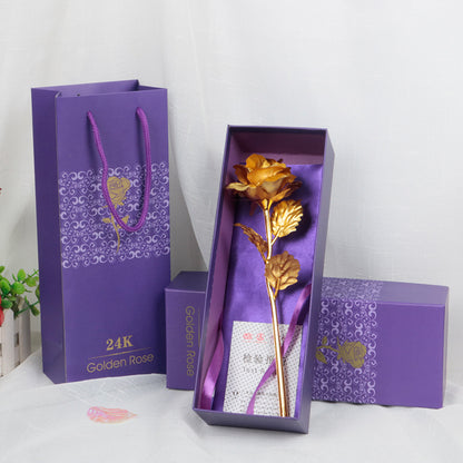 Gold Rose for Valentine's Day Gifts