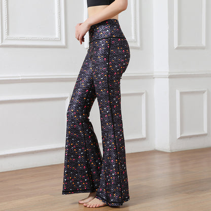 Casual High Waist Trumpet Yoga Pants for Women