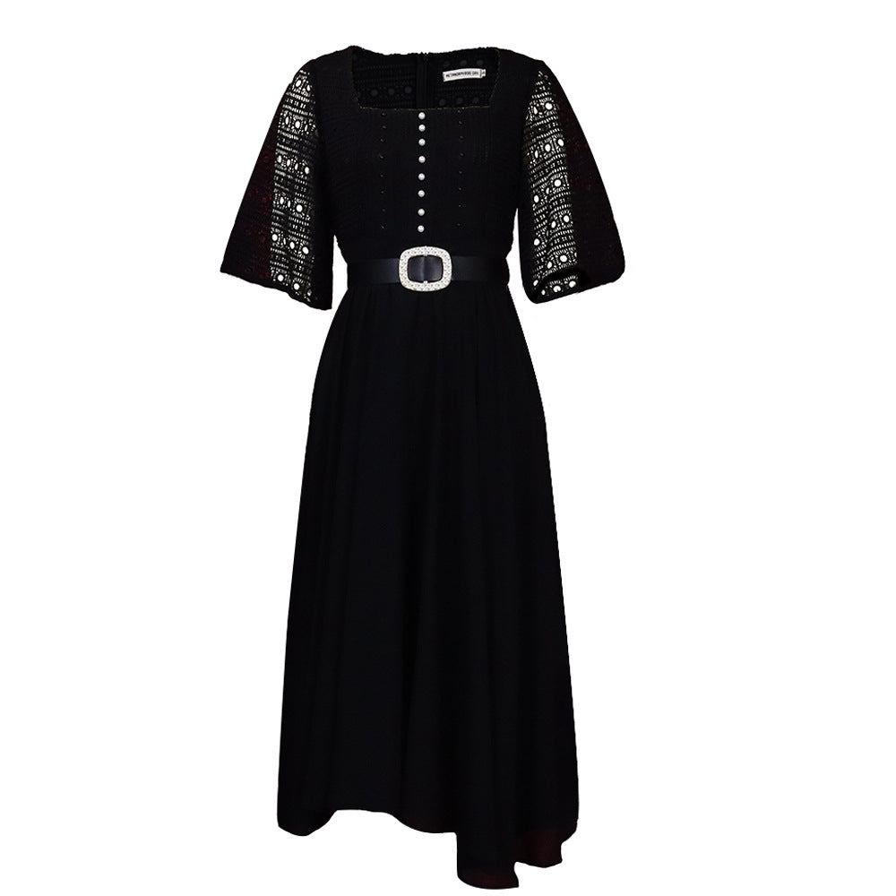 Elegant Chiffon Women Dresses with Belt