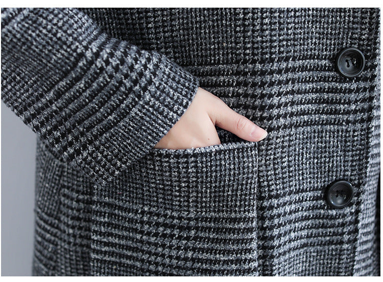 Casual Woolen Plus Sizes Women Overcoats