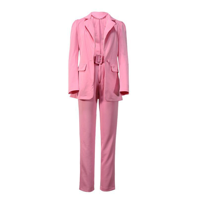 Leisure Fashion Two Pieces Blazers Outfits-STYLEGOING
