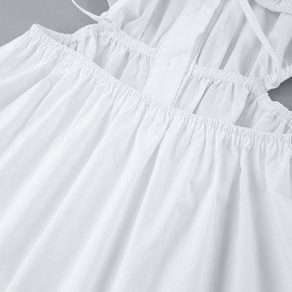 Sexy Waist Baring Long Sleeves Women Short Shirts Dresses