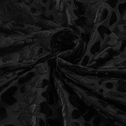 Vintage Leopard Purple Elastic Sexy Party Dresses