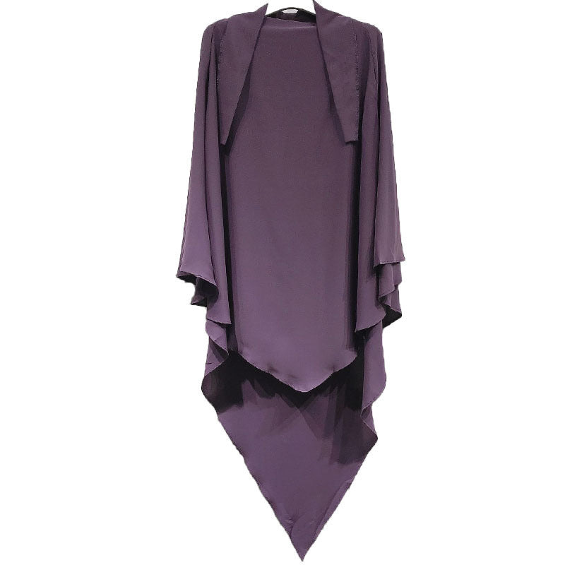 Women Plus Sizes Dresses with Scarf