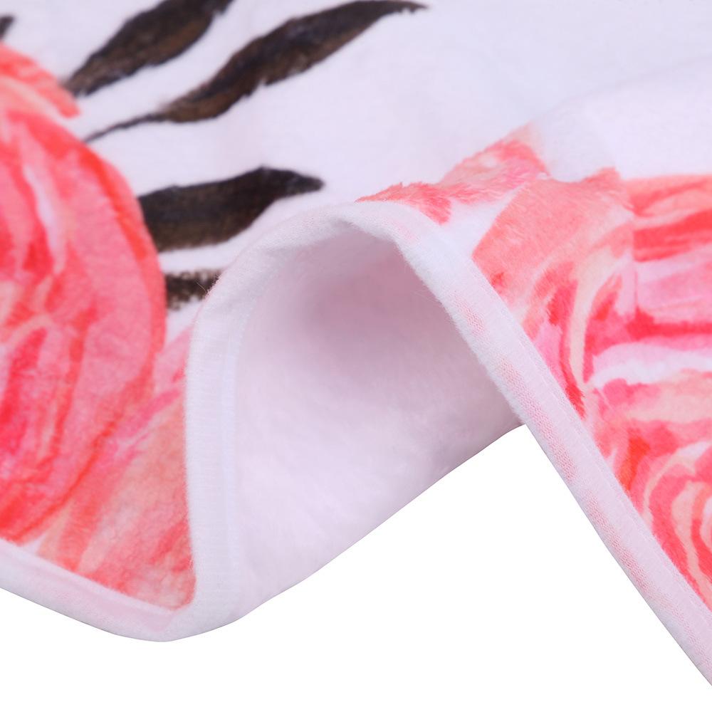 Animal Print Baby Milestone Fleece Blanket--Free Shipping at meselling99