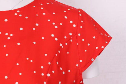 Vintage Short Sleeves Christmas Dresses