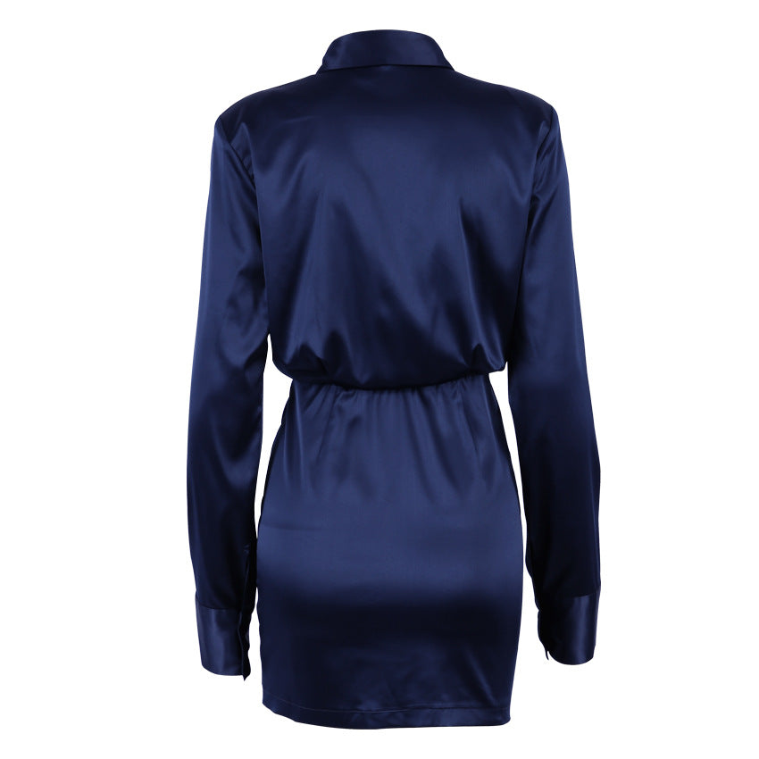 Sexy Classy Long Sleeves Sheath Shirts Dresses