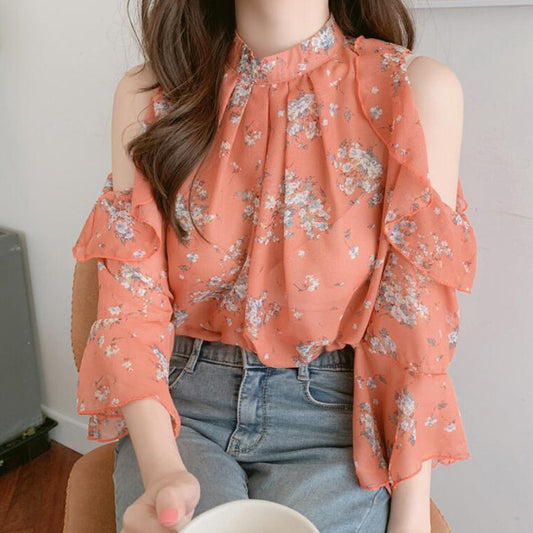 Casual Chiffon Summer Women Shirts