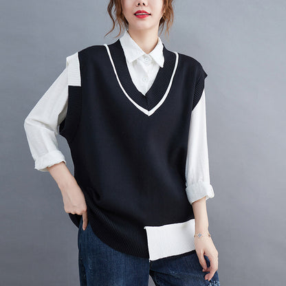 Plus Sizes Knitting Vest for Women & Men