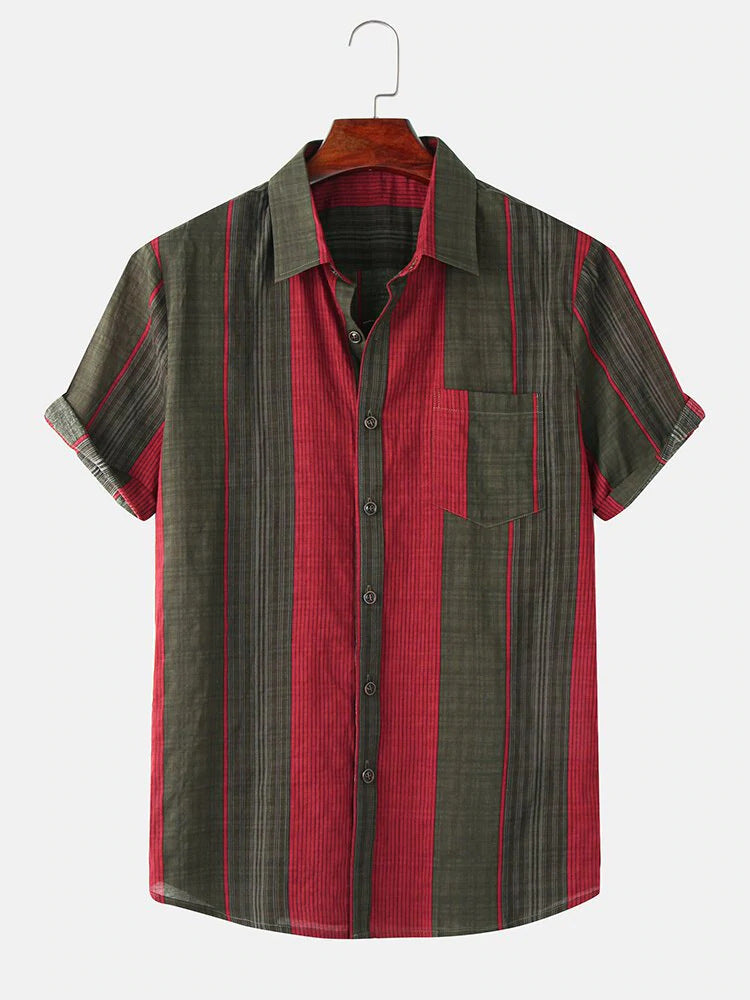 Summer Casual Short Sleeves Shirts for Men