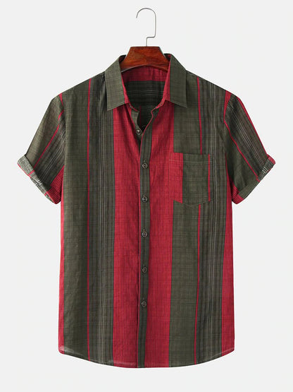 Summer Casual Short Sleeves Shirts for Men