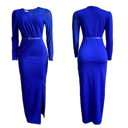 Sexy Split Front Plus Sizes Women Long Party Dresses