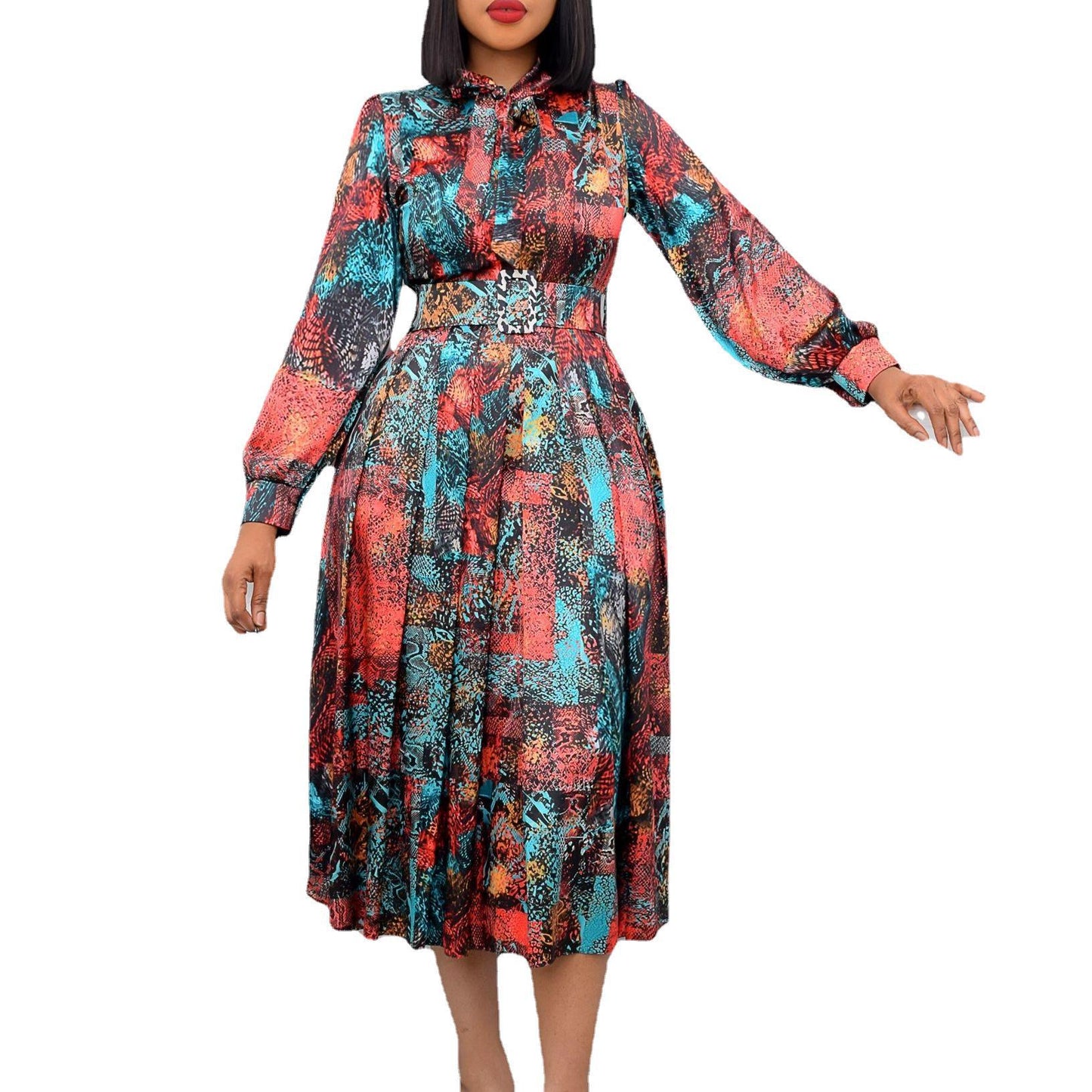 Elegant High Waist Plus Sizes Party Dresses for Women
