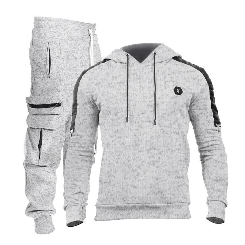 Winter Warm Fashion Leisure Long Sleeves Suits for Men-STYLEGOING