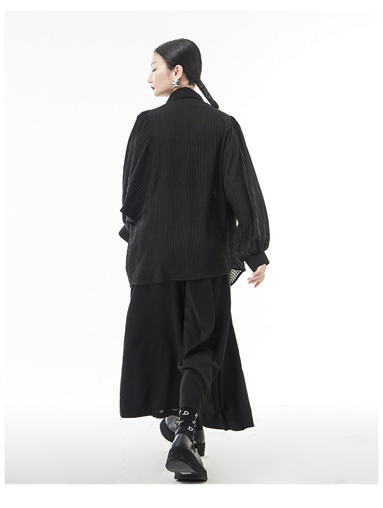 Designed See Through Long Sleeves Shirts for Women