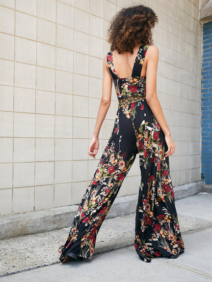 Casual High Waist Women Wide Legs Jumpsuits