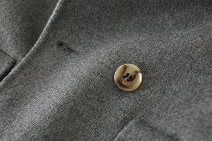 Winter Warm Designed Luxury Long Woolen Outerwear for Women