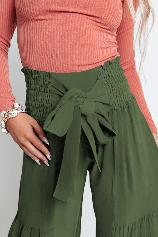 Casual Elastic Waist Loose Pants for Women