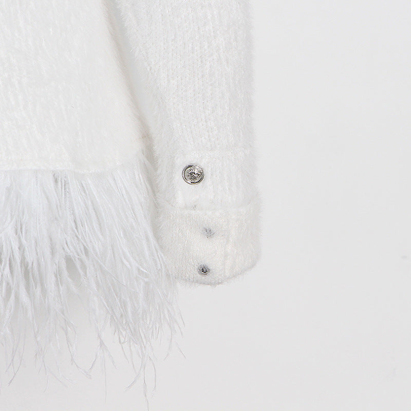 Designed Tassels Short Women Coats