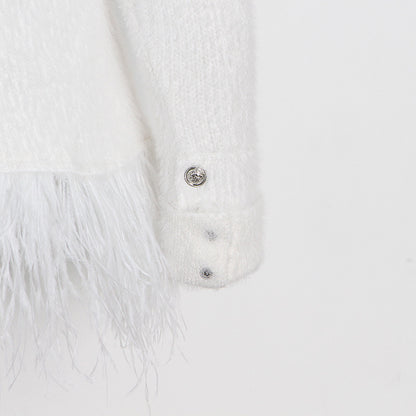 Designed Tassels Short Women Coats