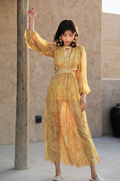 Sexy Chiffon Summer Beach Long Holiday Dresses
