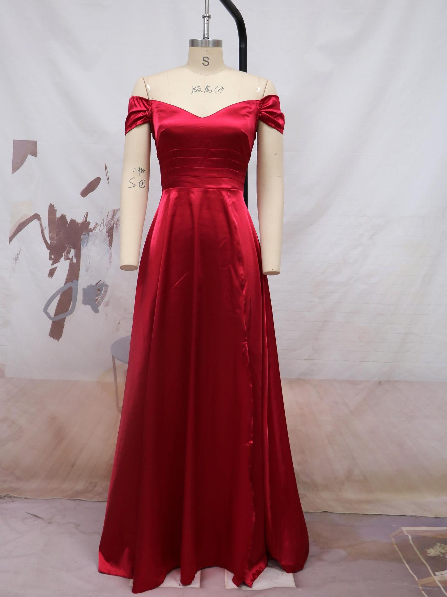 Elegant Off The Shoulder Bridesmaid Dresses