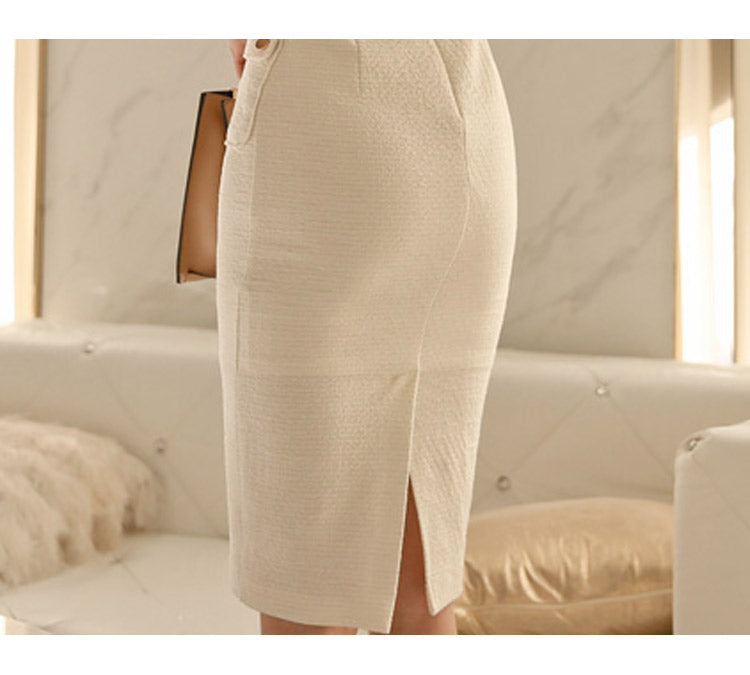 Elegant Office Lady High Waist Blazer Dresses