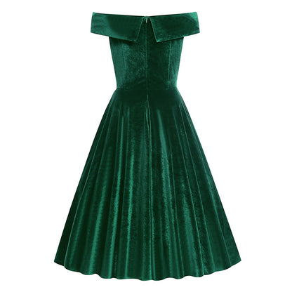 Off The Shoulder Merry Christmas Dresses