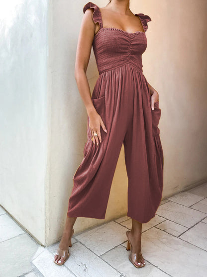 Casual Outgoing Wide Legs Jumpsuits for Women