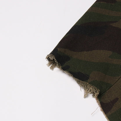 Designed Camouflage Irregular Fall Skirts for Women