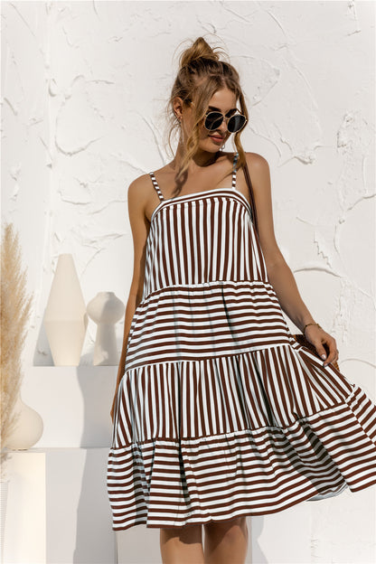 Casual Striped Women Daily Summer Dresses