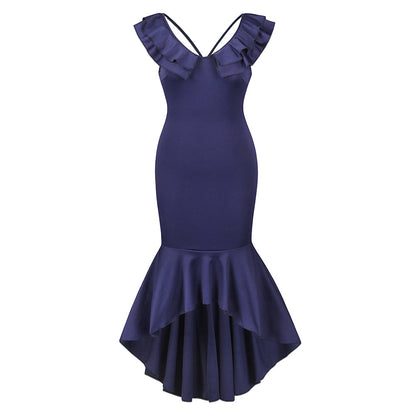 Sexy Backless Women Party Mermaid Dresses