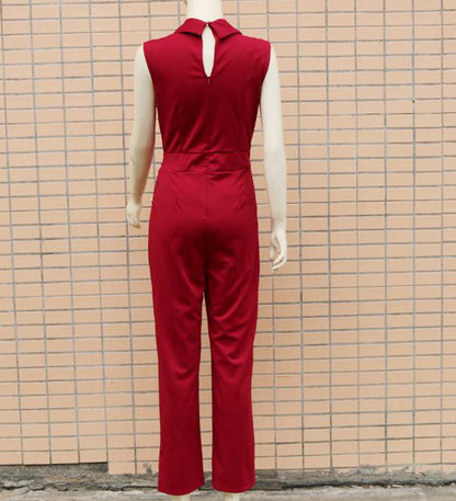 Sexy Sleeveless Office Lady Jumpsuits