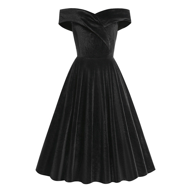 Off The Shoulder Merry Christmas Dresses