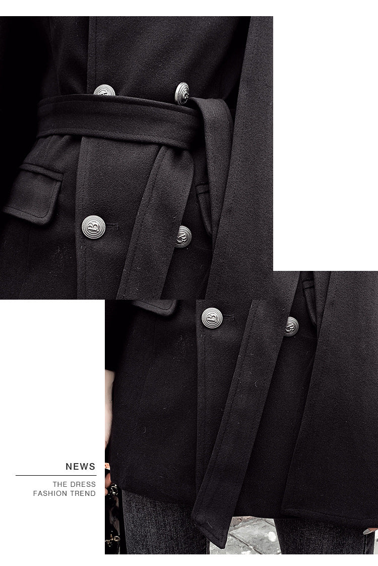 Designed Fashion Women Fall Overcoats