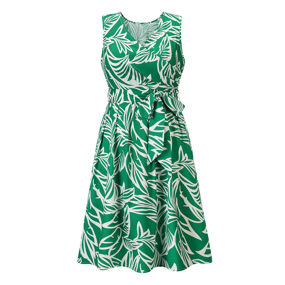 Women High Waist Summer Sundresses