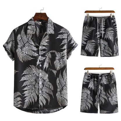 Summer Hawaii Floral Men‘s Beach Sets