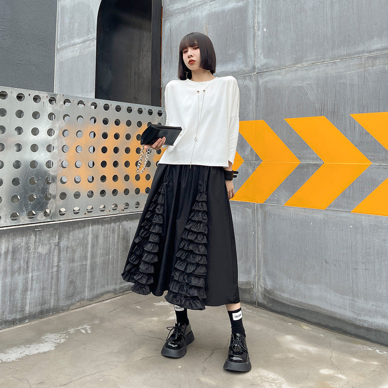 Black Designed Women Skirts