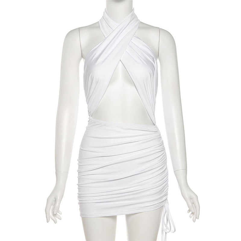 Sexy Halter Backless Summer Bodycon Dresses