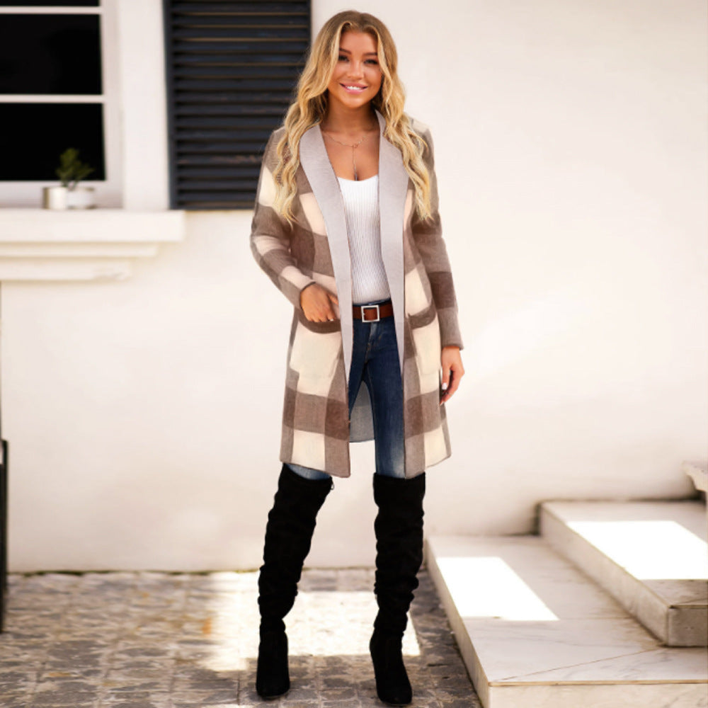 Women Long Sleeves Long Hoodies Overcoat