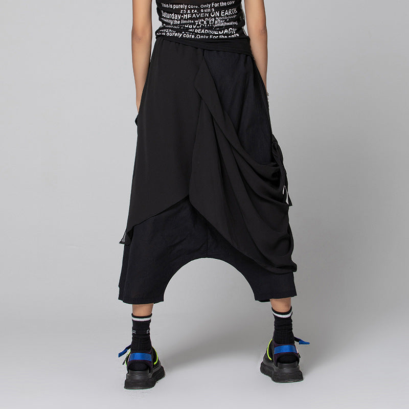 Designed Chiffon Harem Pants for Women