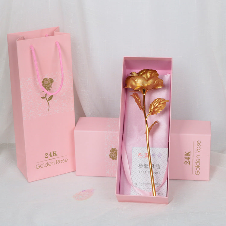 Gold Rose for Valentine's Day Gifts