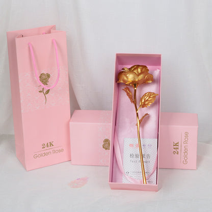Gold Rose for Valentine's Day Gifts