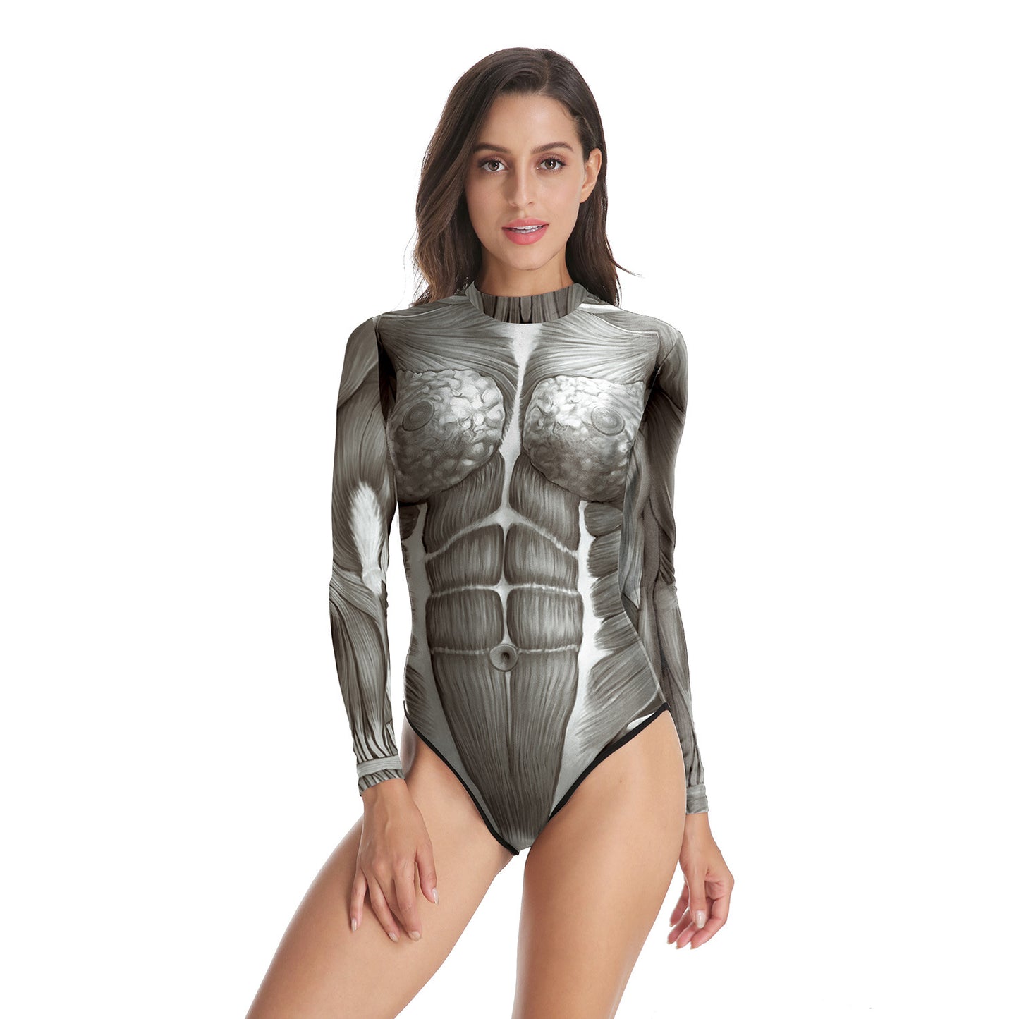 Halloween Human Tissue Night Party One Piece Swimwear