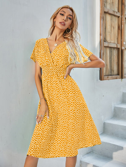 Summer Daily Short Sleeves Sun Dresses