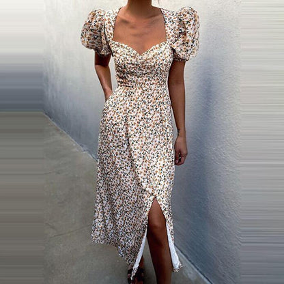 Sweety Summer Short Sleeves Cute Dresses-STYLEGOING